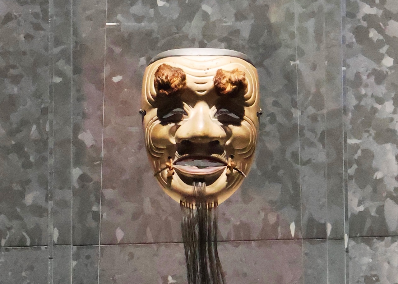 能面「翁」の展示写真